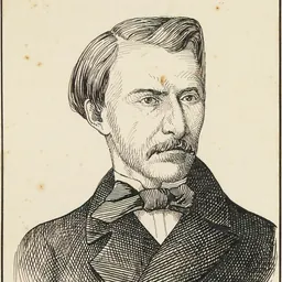 Portrait of Gonçalves de Magalhães, Viscount of Araguaia