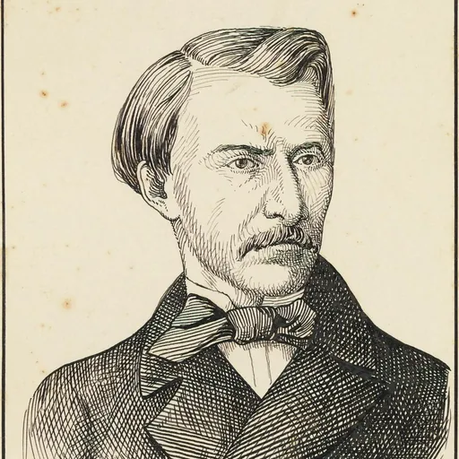 Portrait of Gonçalves de Magalhães, Viscount of Araguaia