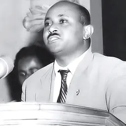Portrait of Abdel Khaliq Mahjub