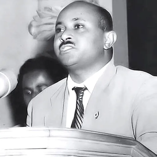 Portrait of Abdel Khaliq Mahjub