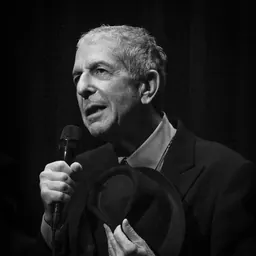 Portrait of Leonard Cohen