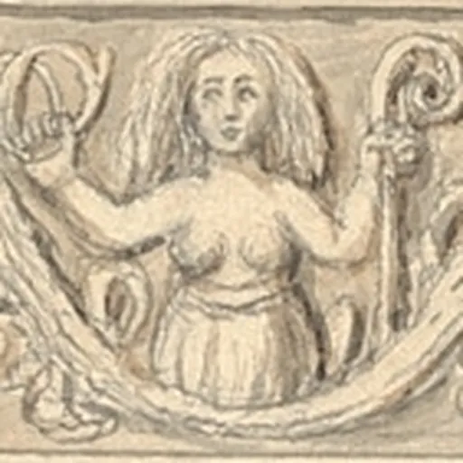 Portrait of Melangell