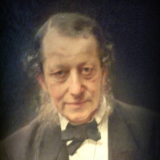 Portrait of Moritz G. Melchior