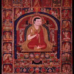 Portrait of Phagmo Drupa Dorje Gyalpo