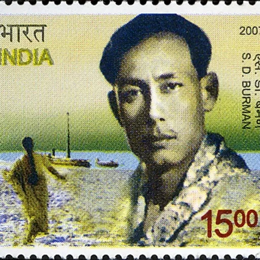 Portrait of Sachin Dev Burman