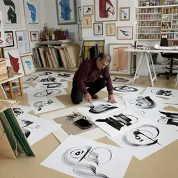 Portrait of Hassan Massoudy