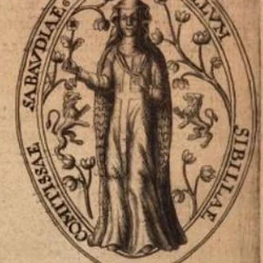 Portrait of Sybille of Bâgé