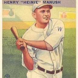 Portrait of Heinie Manush
