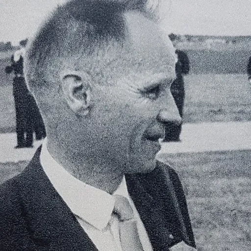 Portrait of Gunnar "the Ghost Pilot" Andersson