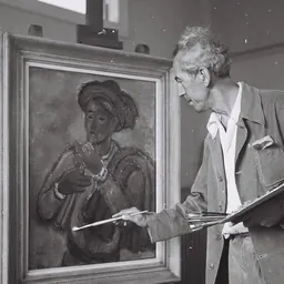 Portrait of Reuven Rubin