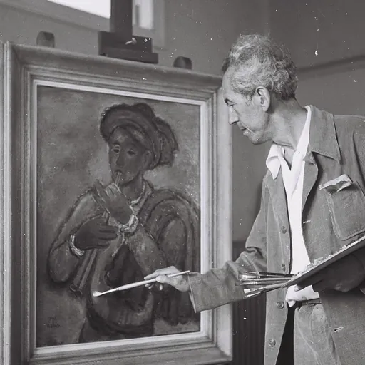 Portrait of Reuven Rubin