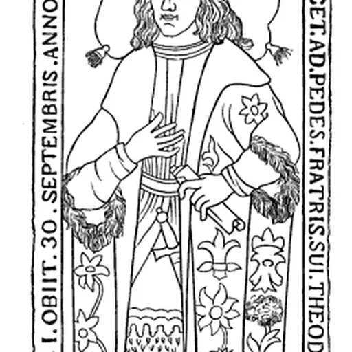 Portrait of Theobald II of Blois