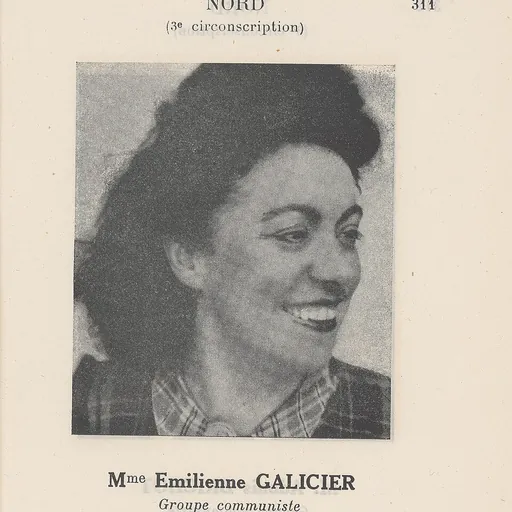 Portrait of Emilienne Galicier