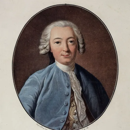 Portrait of Claude Adrien Helvétius