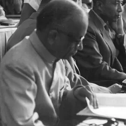 Portrait of Shripad Amrit Dange
