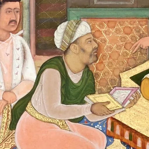 Portrait of Abu'l-Fazl ibn Mubarak