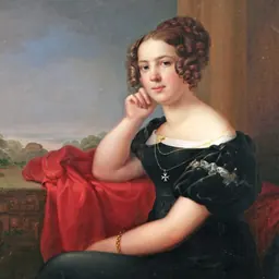 Portrait of Louise of Anhalt-Dessau