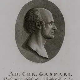 Portrait of Adam Christian Gaspari