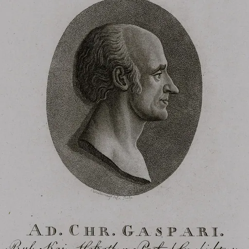 Portrait of Adam Christian Gaspari
