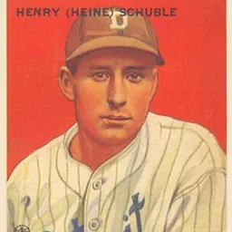 Portrait of Heinie Schuble