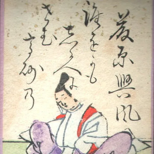 Portrait of Fujiwara no Okikaze