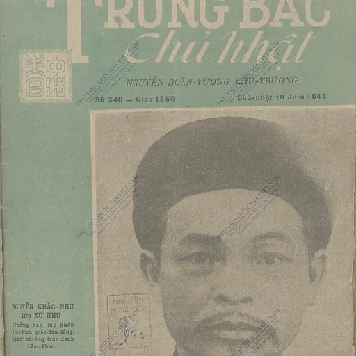 Portrait of Nguyen Khac Nhu