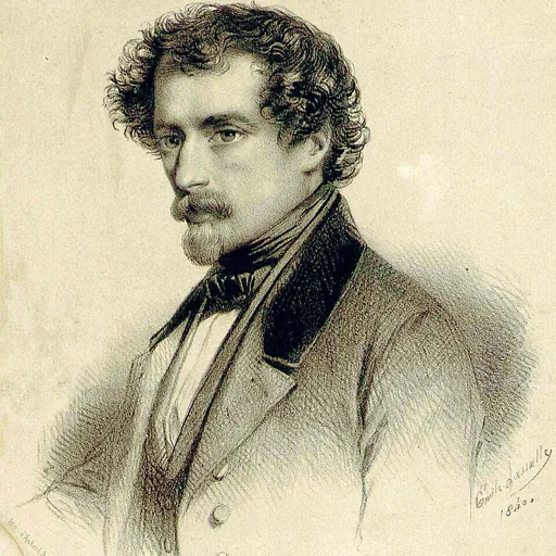 Portrait of Jean Ignace Isidore Gérard Grandville