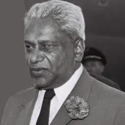 Portrait of Seewoosagur Ramgoolam