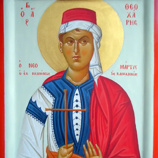 Portrait of Saint Theocharis
