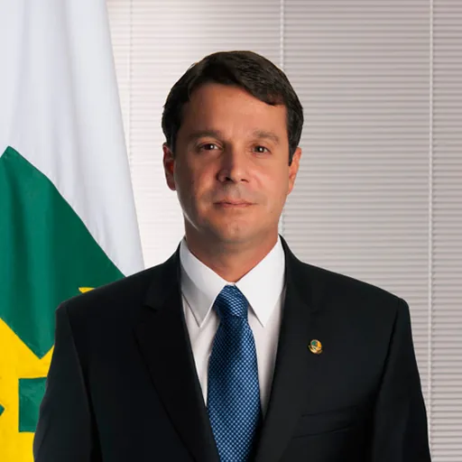 Portrait of José Antônio Machado Reguffe