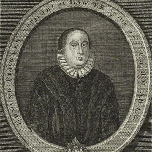 Portrait of Edmund Plowden