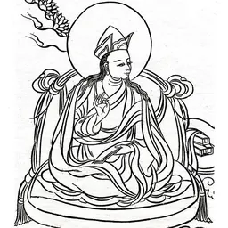 Portrait of Orgyen Lingpa