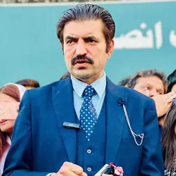 Portrait of Sher Afzal Khan Marwat
