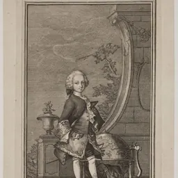 Portrait of Christian Ludvig Scheel von Plessen