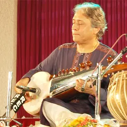 Portrait of Amjad Ali Khan