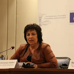 Portrait of Marie-Christine Dalloz