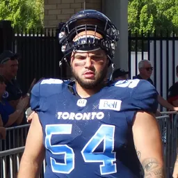 Portrait of Justin Lawrence (Canadian football)
