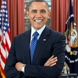 Portrait of Barack Obama