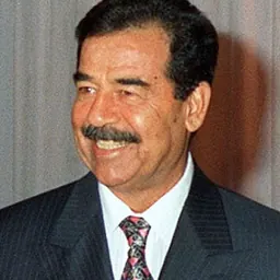 Portrait of Saddam Hussein