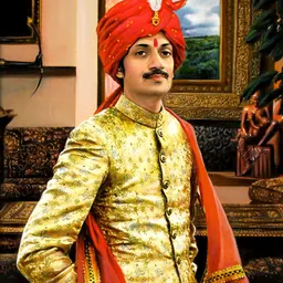 Portrait of Prince Manvendra Singh Gohil of Rajpipla