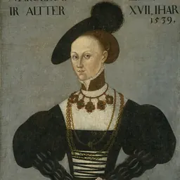 Portrait of Margarethe von der Saale