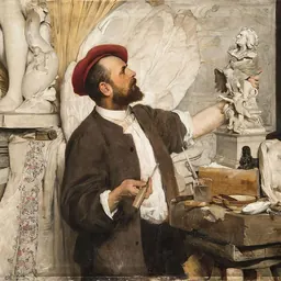 Portrait of Alajos Strobl