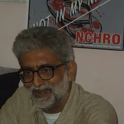 Portrait of Gautam Navlakha