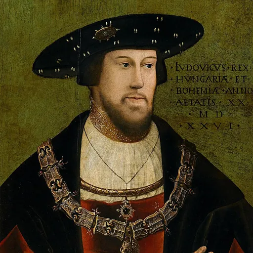 Portrait of Louis II, King of Hungary, Croatia and Bohemia