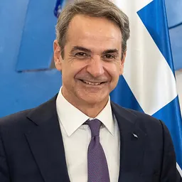 Portrait of Kyriakos Mitsotakis
