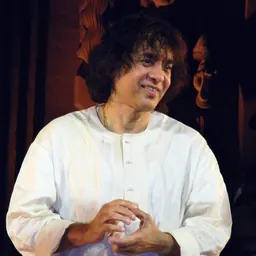 Portrait of Zakir Hussain