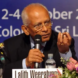 Portrait of Lalith Weeratunga