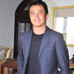 Portrait of Bhaichung Bhutia