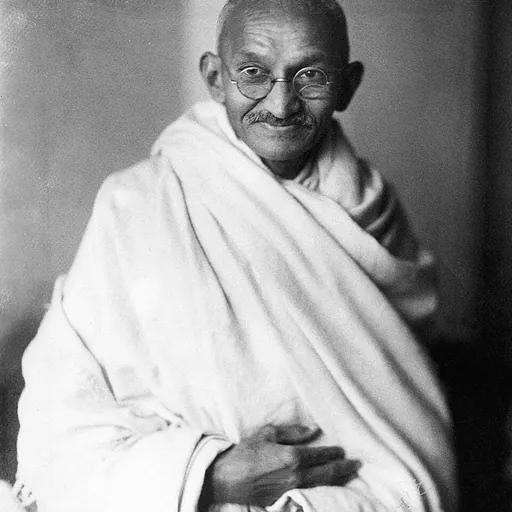 Portrait of Mahatma Gandhi