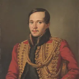 Portrait of Mikhail Lermontov